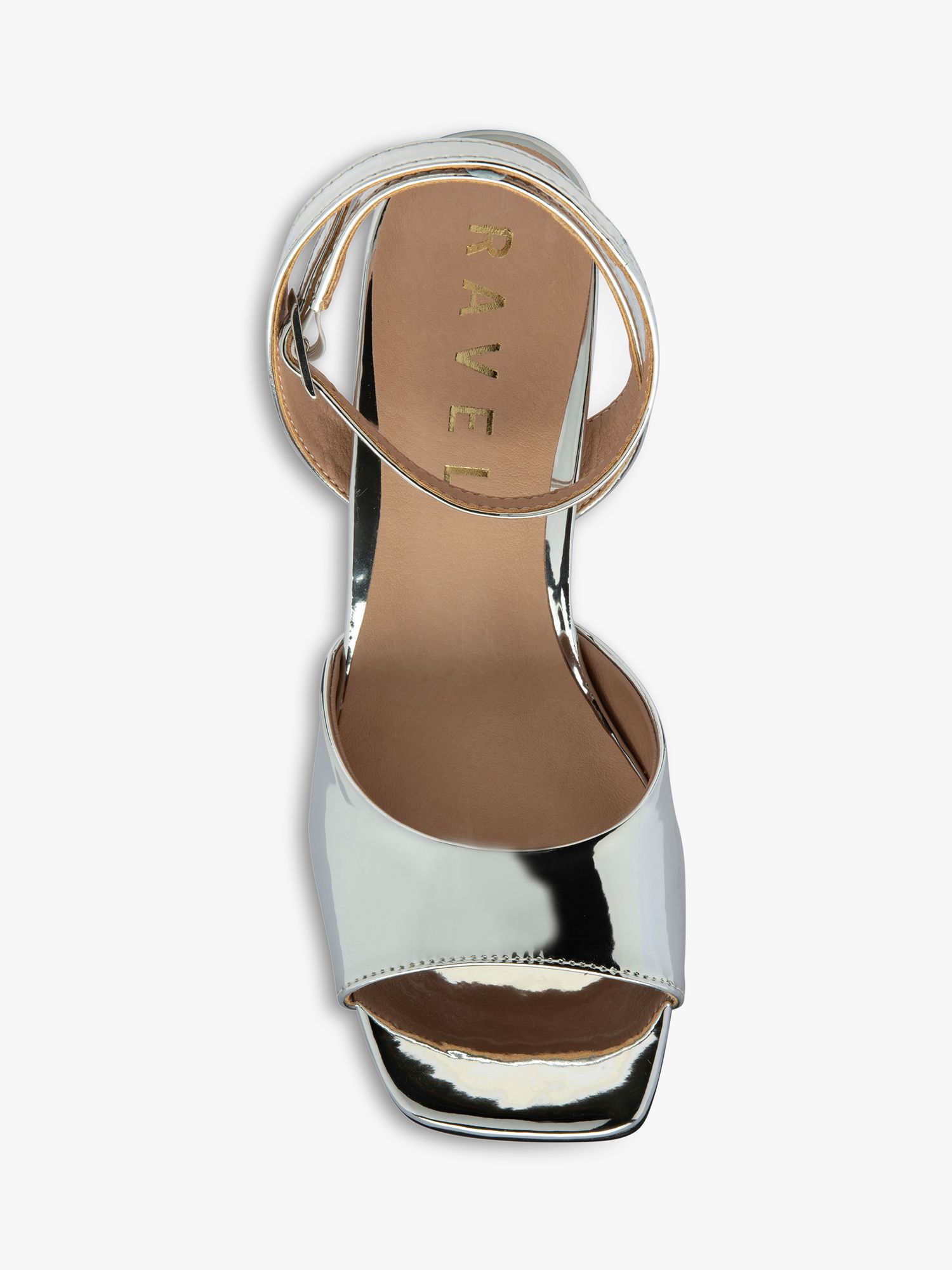 Buy Ravel Pettigo Metallic Stiletto Heel Sandals Online at johnlewis.com