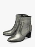 Ravel Louth Leather Ankle Boots, Pewter