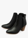 Ravel Tulli Leather Ankle Boots, Black, Black