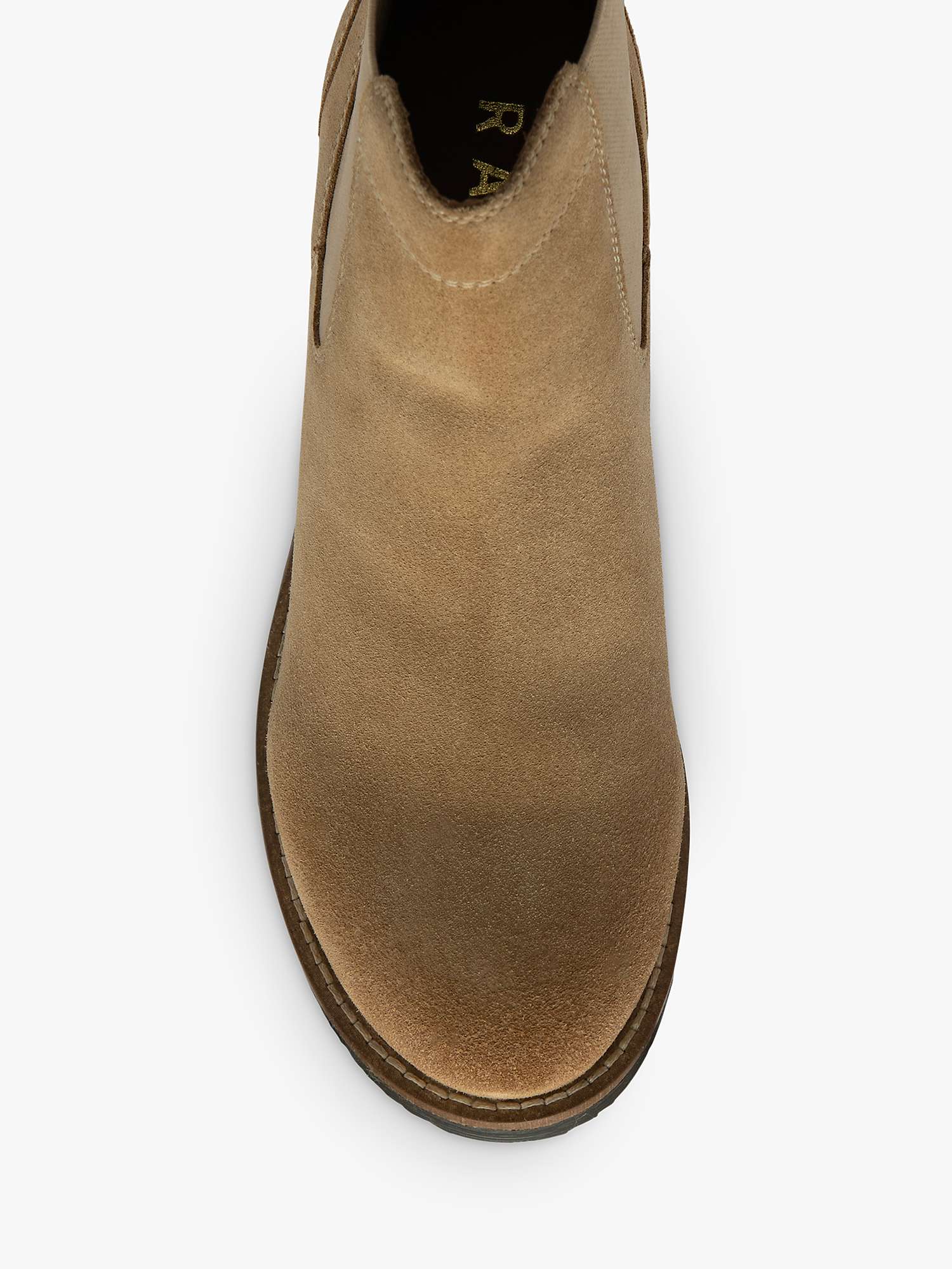 Buy Ravel Bray Heeled Suede Chelsea Boots, Sand Online at johnlewis.com
