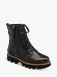 Ravel Dyce Leather Biker Boots, Black