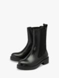 Ravel Garvie Leather Mid-Calf Boots, Black