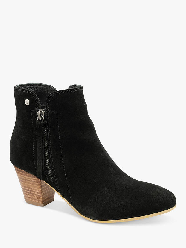 Ravel Tulli Suede Ankle Boots, Black