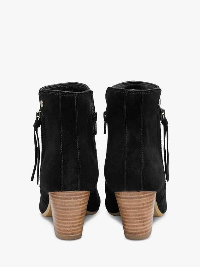 Ravel Tulli Suede Ankle Boots, Black