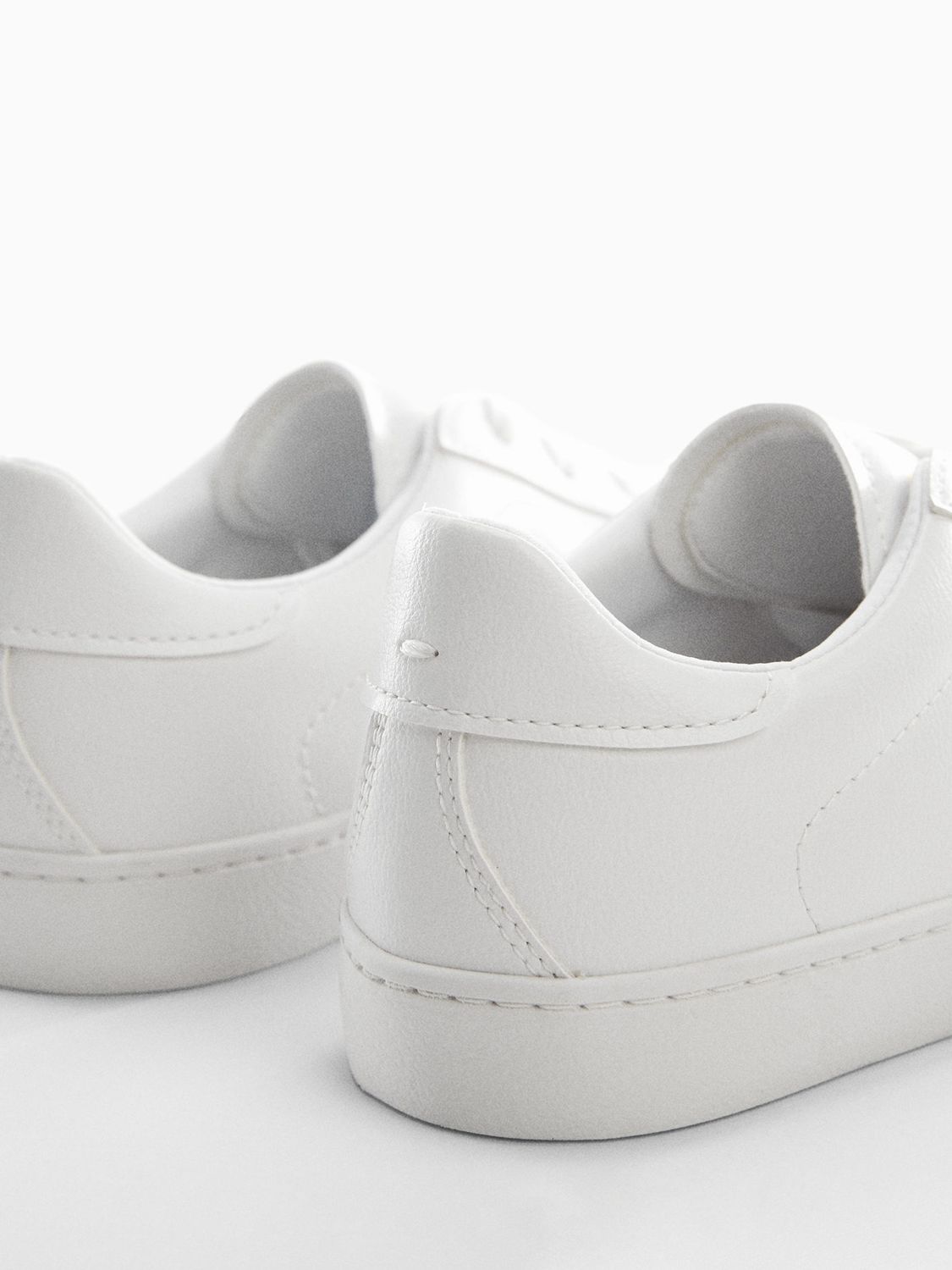 Buy Mango Haifa Lace Up Sport Shoes, White Online at johnlewis.com