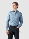 Rodd & Gunn Barhill Brushed Cotton Slim Fit Long Sleeves Shirt, Chambray