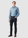 Rodd & Gunn Barhill Brushed Cotton Slim Fit Long Sleeves Shirt, Chambray