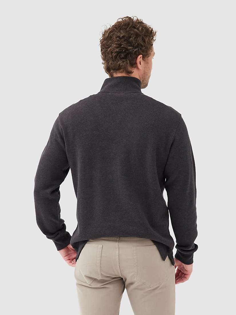 Buy Rodd & Gunn Alton Ave Cotton Zip Mock Neck Jumper Online at johnlewis.com