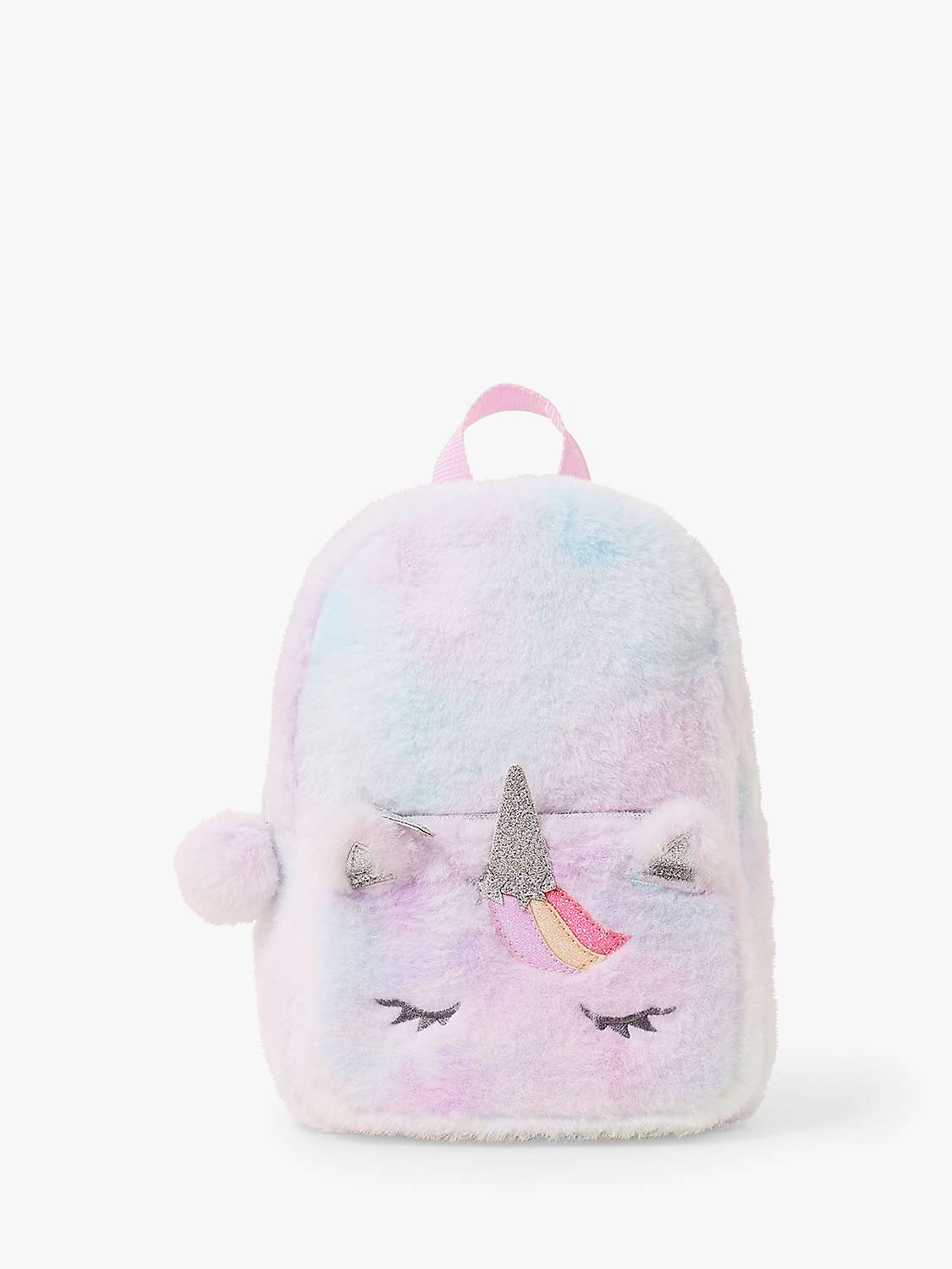 Buy Angels by Accessorize Kids' Fluffy Unicorn Backpack, Multi Online at johnlewis.com