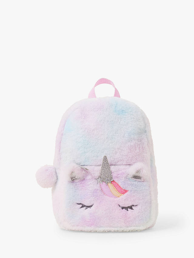 Angels by Accessorize Kids' Fluffy Unicorn Backpack, Multi
