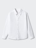 Mango Baby Regular Fit Printed Oxford Shirt, White
