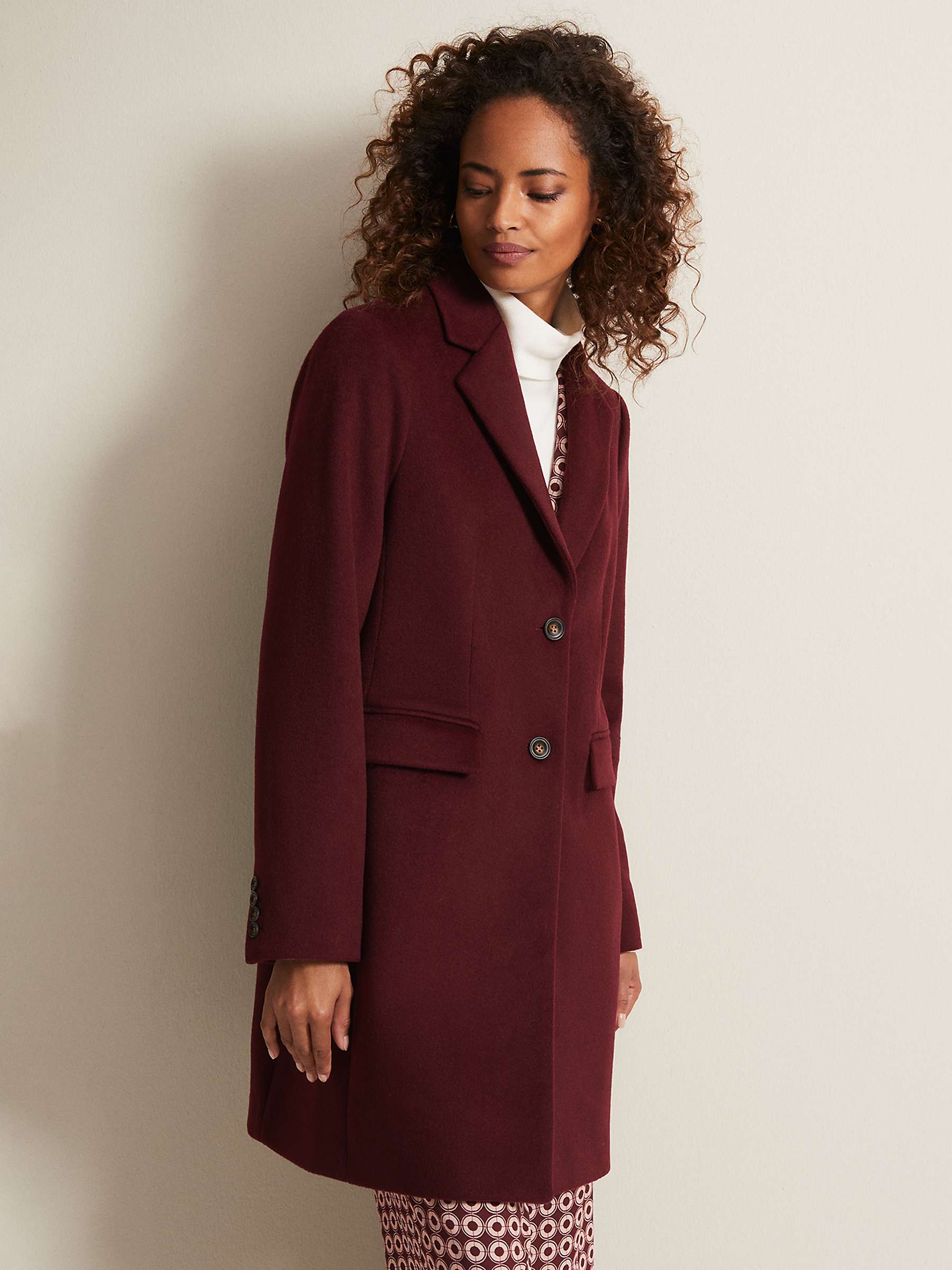 Buy Phase Eight Lydia Wool Blend Coat Online at johnlewis.com