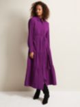 Phase Eight Jayden Maxi Shirt Dress, Purple, Purple