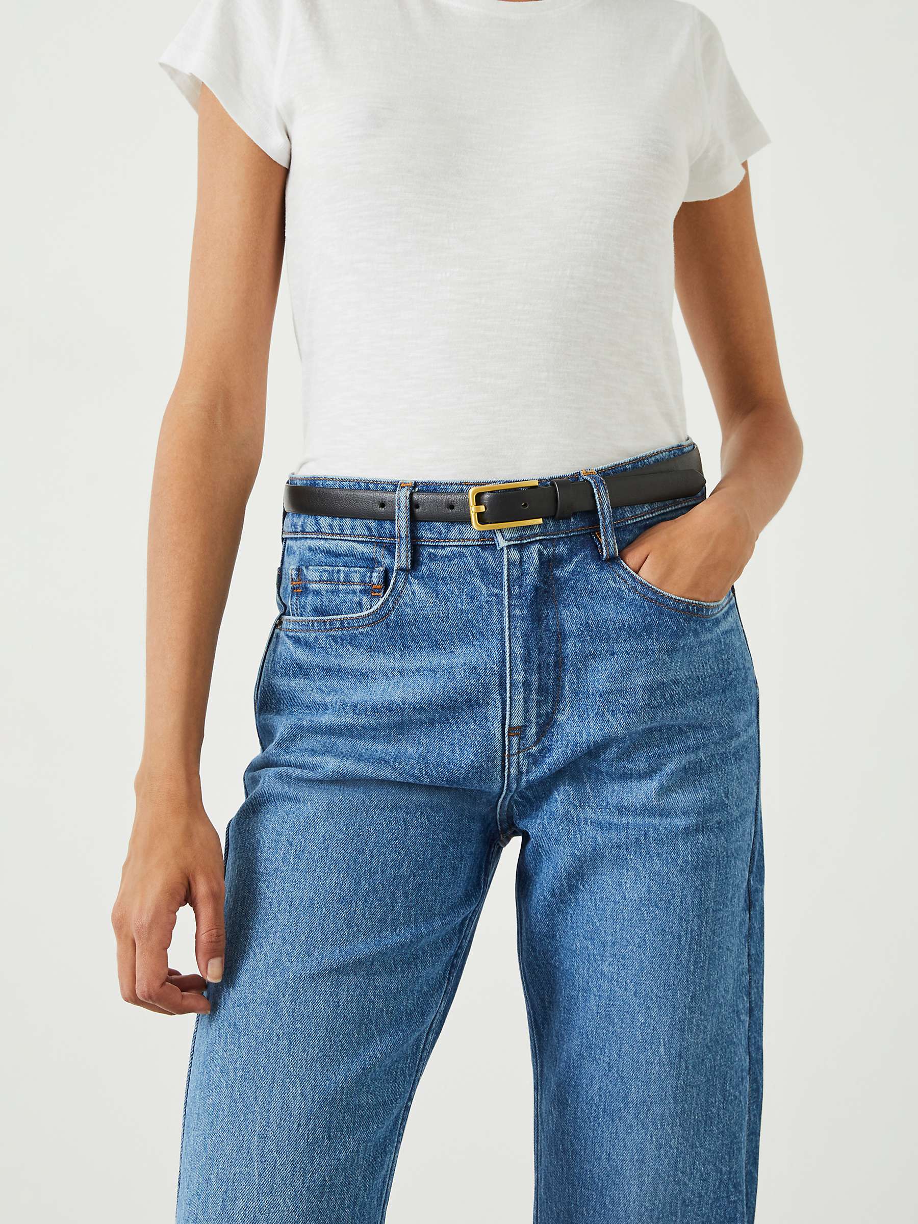 Buy HUSH Priyanka Leather Jeans Belt Online at johnlewis.com