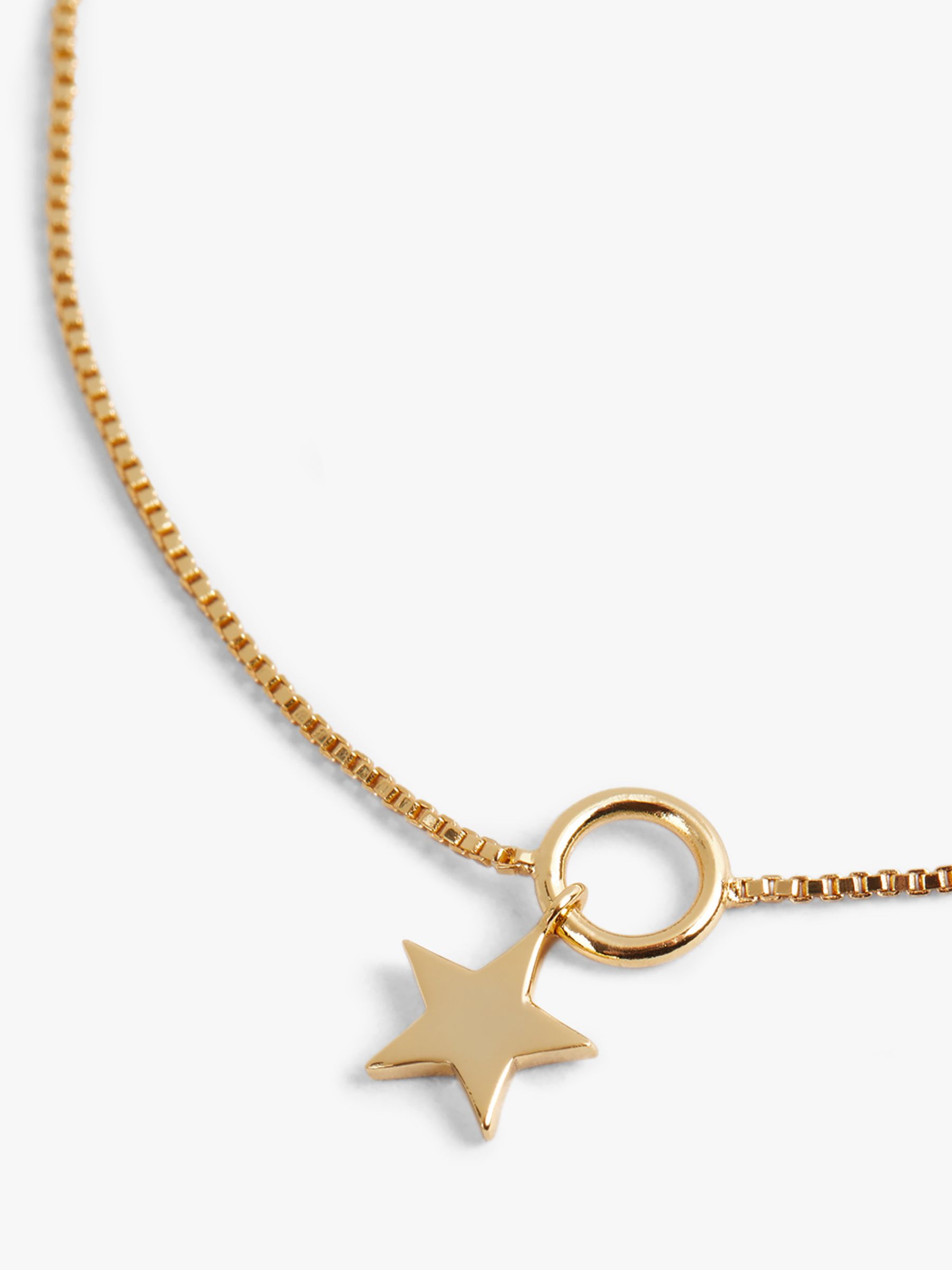 Buy HUSH Star Chain Bracelet, Gold Online at johnlewis.com
