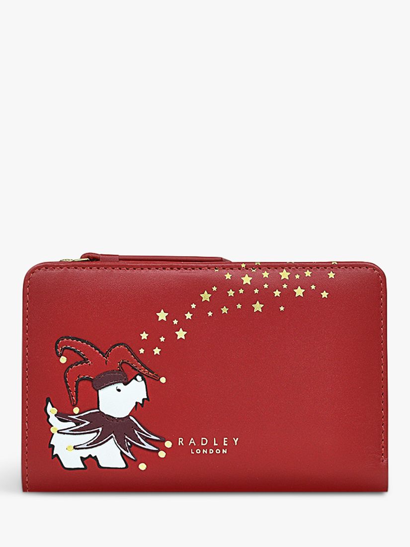 Radley Joker Large Flapover Purse Poinsettia