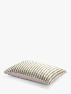 Piglet in Bed Seersucker Stripe Cotton Pair Standard Pillowcase, Pear
