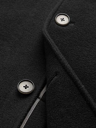 Rodd & Gunn Berkely Classic Wool Blend City Coat, Navy