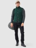 Rodd & Gunn Lake Ferry Padded Pique Cotton Gilet, Forest