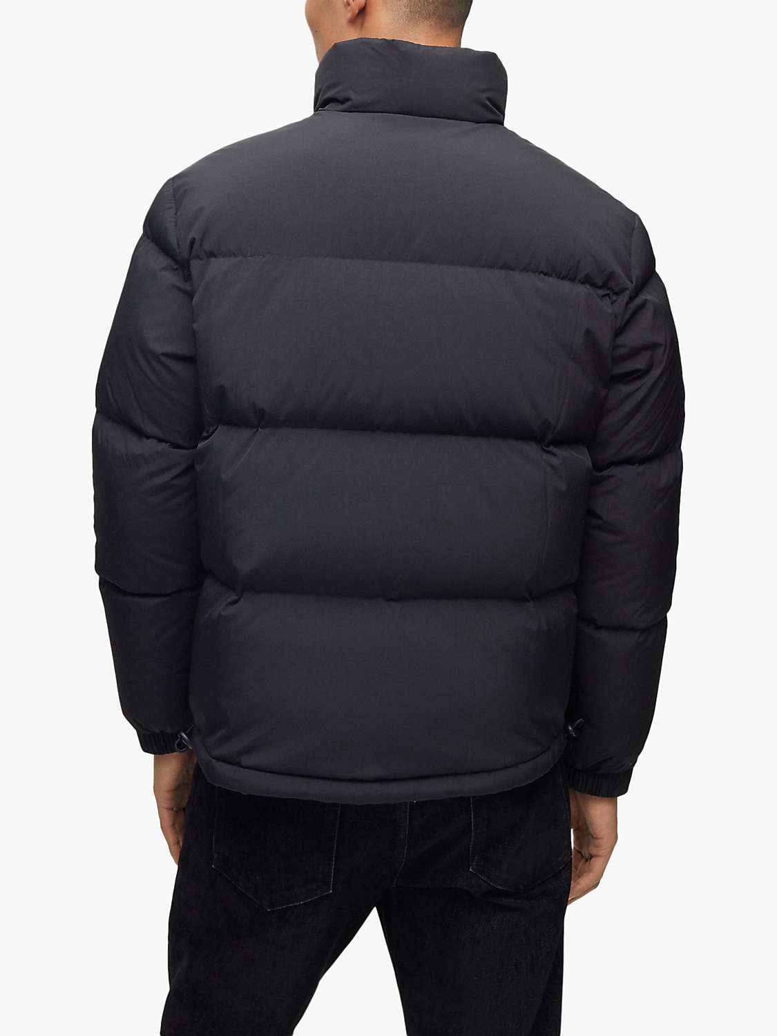 Buy HUGO Biron Puffer Jacket, Black Online at johnlewis.com