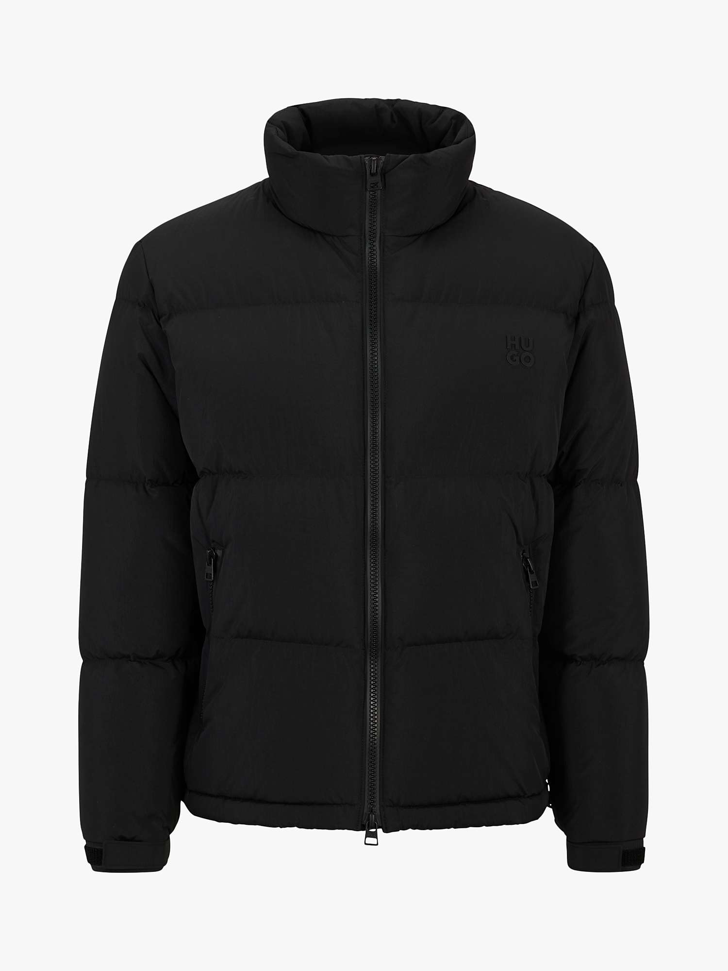 Buy HUGO Biron Puffer Jacket, Black Online at johnlewis.com