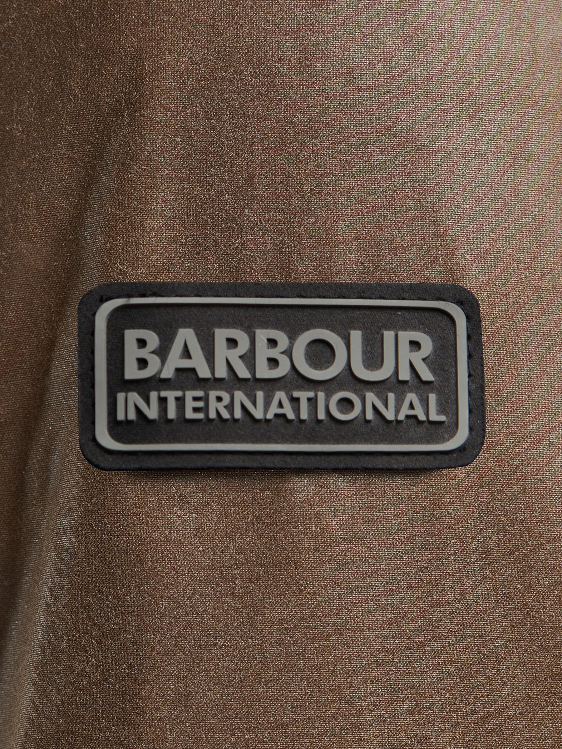 Barbour International Tourer Duke Waxed Jacket, Bark at John Lewis ...