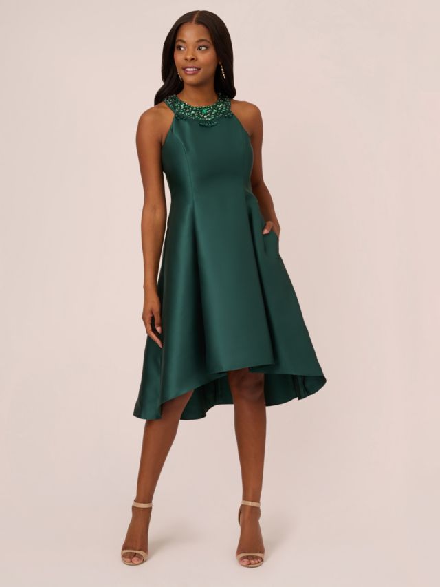 Adrianna papell sleeveless hot sale tea length dress