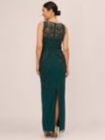 Adrianna Papell Papell Studio Beaded Column Dress, Gem Green