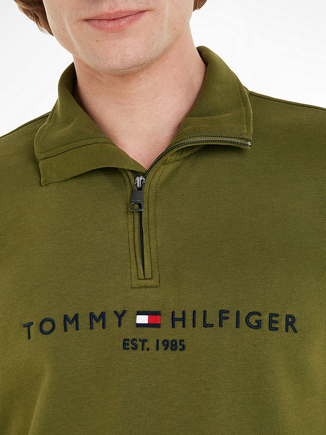 Tommy Hilfiger Mock Neck Sweatshirt, Green