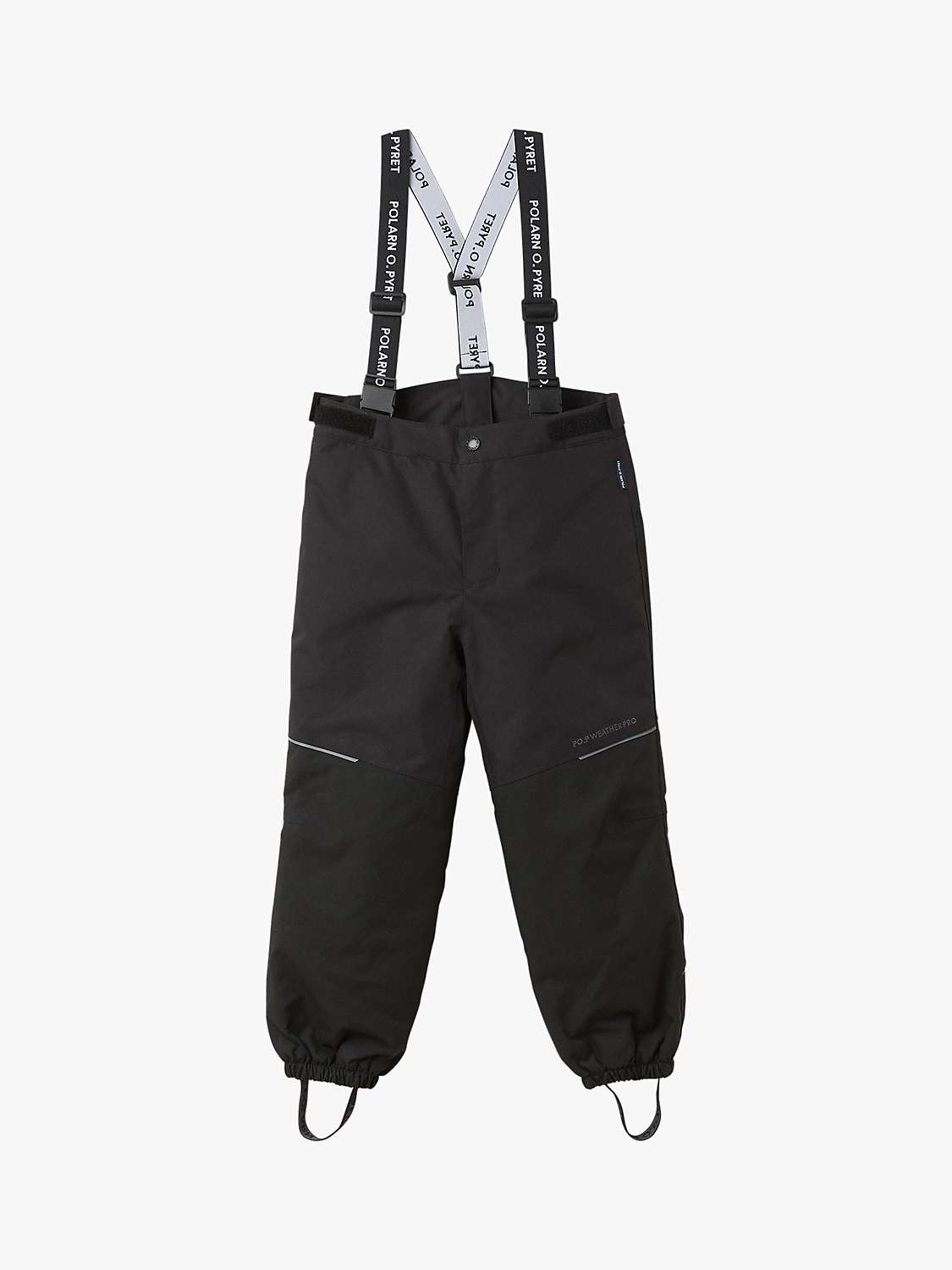 Buy Polarn O. Pyret Kids' 2-in-1 Waterproof Trousers, Black Online at johnlewis.com