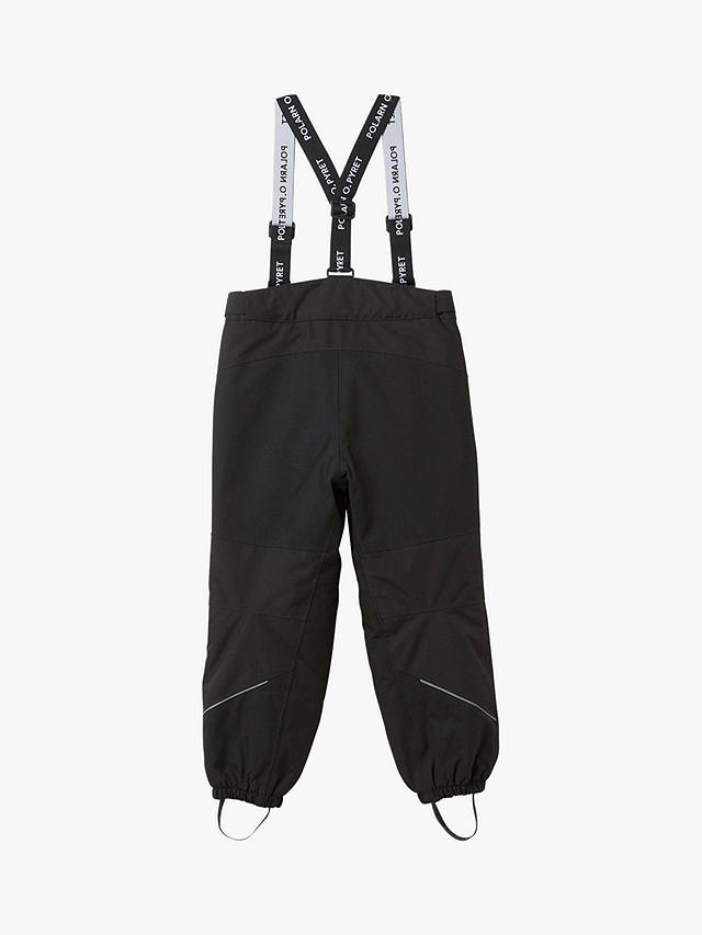 Polarn O. Pyret Kids' 2-in-1 Waterproof Trousers, Black