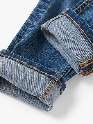 Polarn O. Pyret Kids' Slim Fit Organic Cotton Blend Jeans, Blue