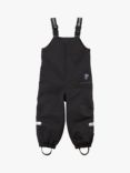 Polarn O. Pyret Baby Waterproof Dunagrees, Black