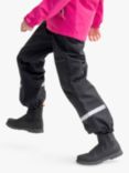 Polarn O. Pyret Kids' Waterproof Trousers, Black