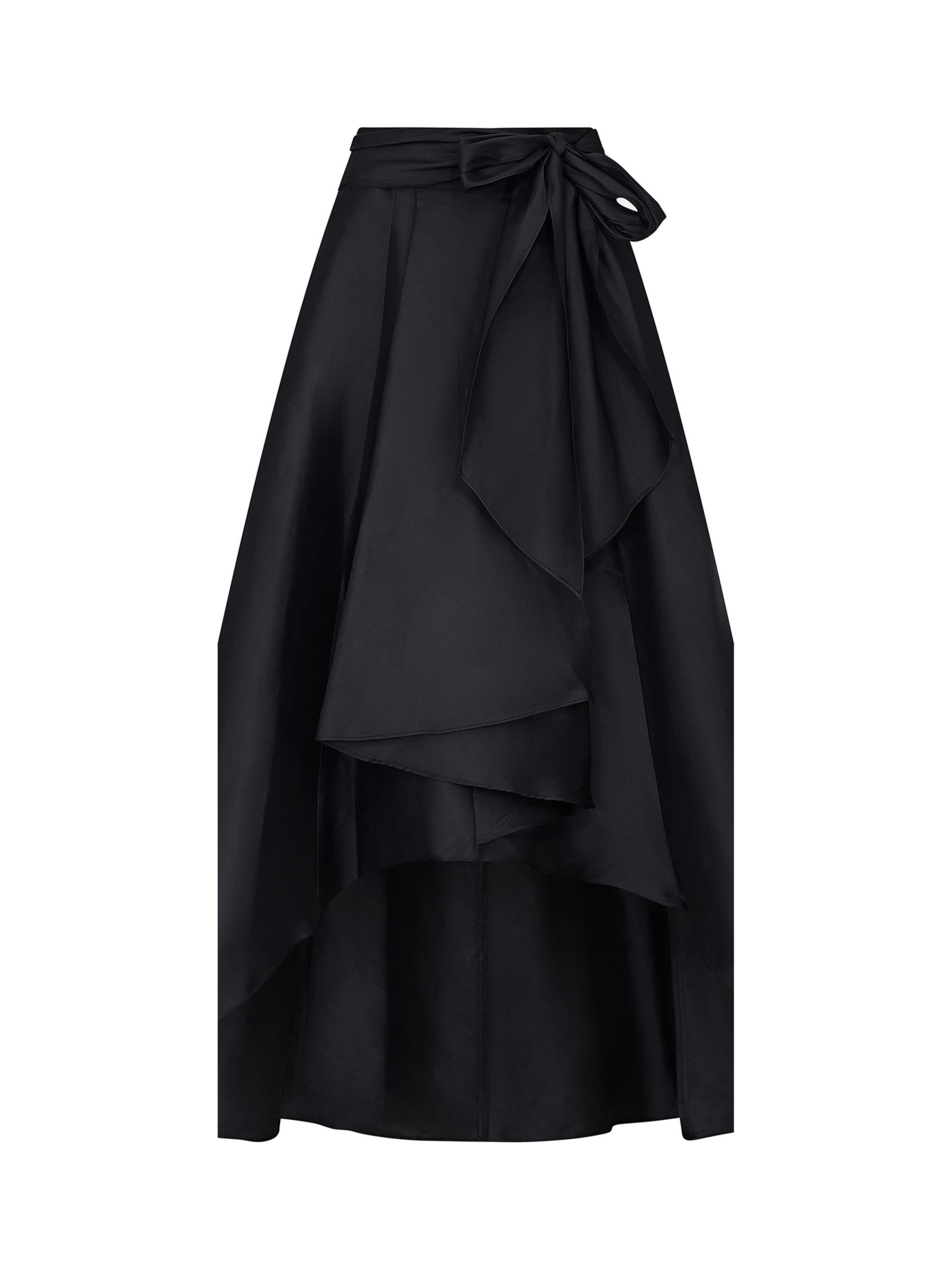 Adrianna Papell High Low Ball Skirt Black at John Lewis Partners