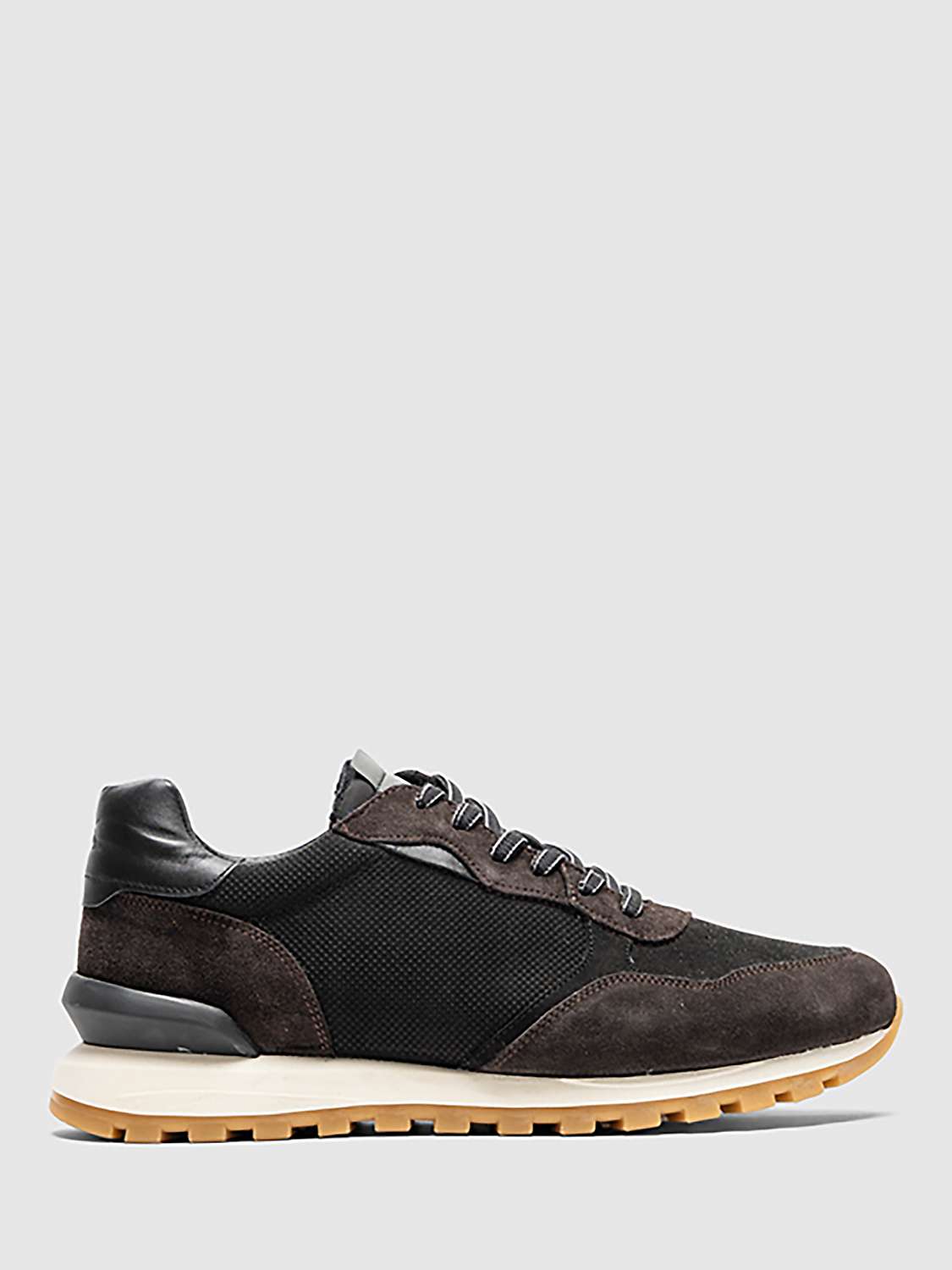 Buy Rodd & Gunn Queenstown Leather Suede Lace Up Trainers, Testa Di Moro Online at johnlewis.com
