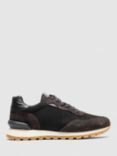Rodd & Gunn Queenstown Leather Suede Lace Up Trainers, Testa Di Moro