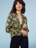 Baukjen Kamilah Floral Shirt, Emerald/Multi, Emerald/Multi