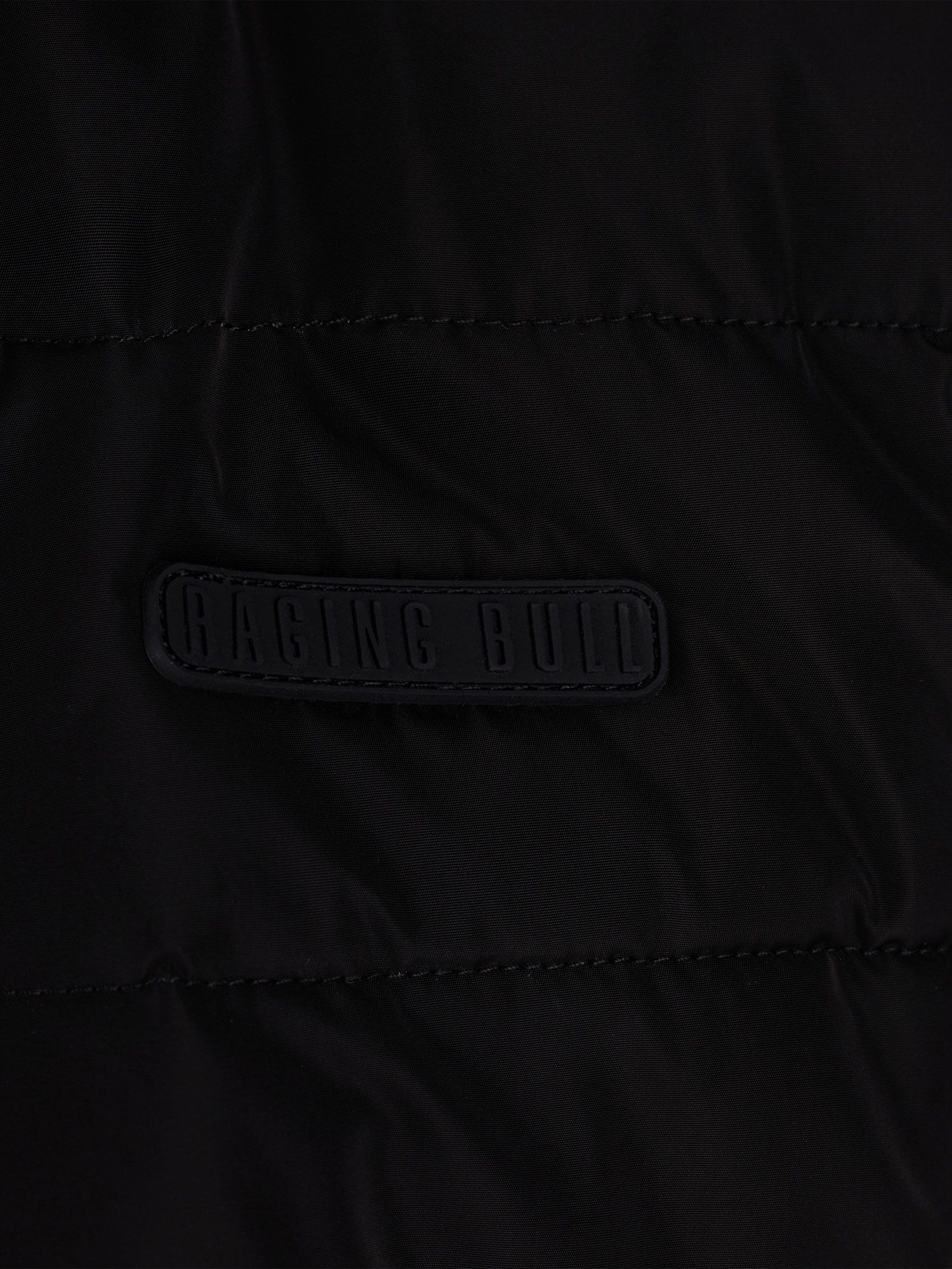 Raging Bull Midweight Puffer Jacket, Black at John Lewis & Partners