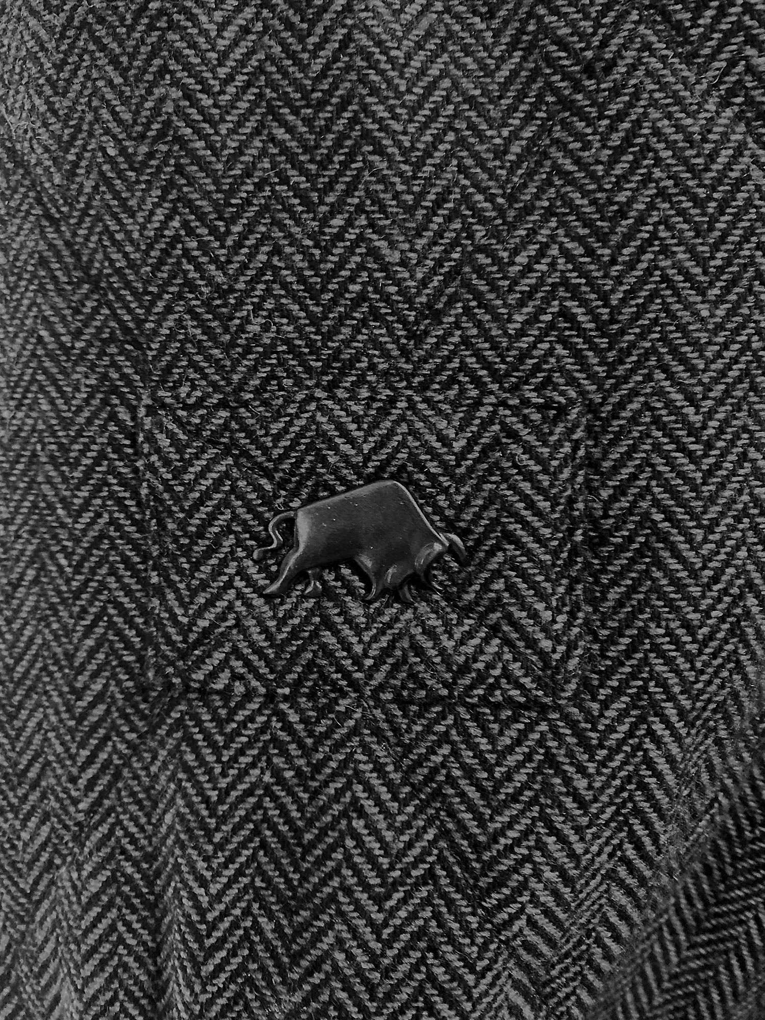 Buy Raging Bull Quilted Herringbone Jacket, Charcoal Online at johnlewis.com