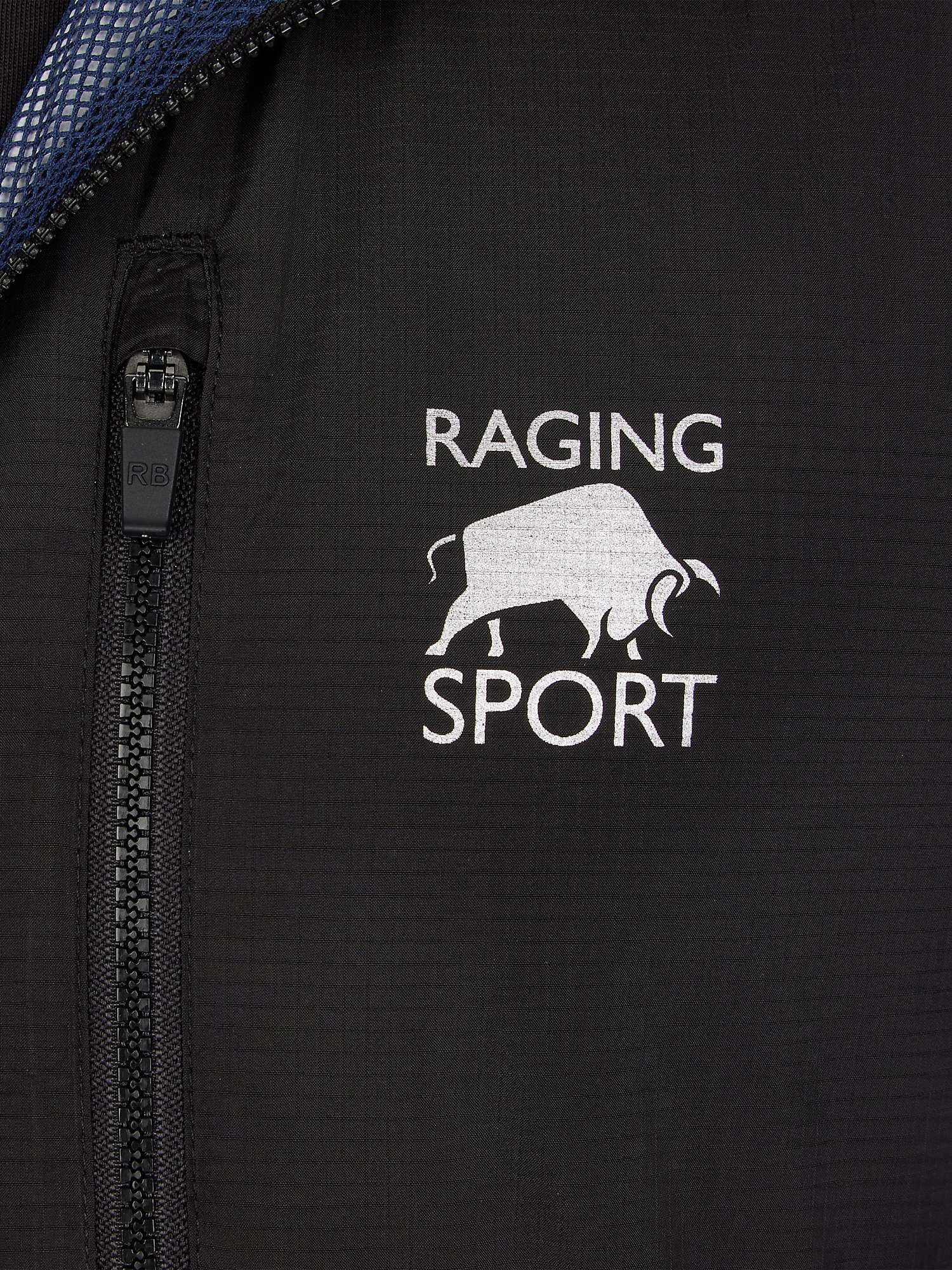 Buy Raging Bull Performance Shower Proof Zip Jacket, Black Online at johnlewis.com