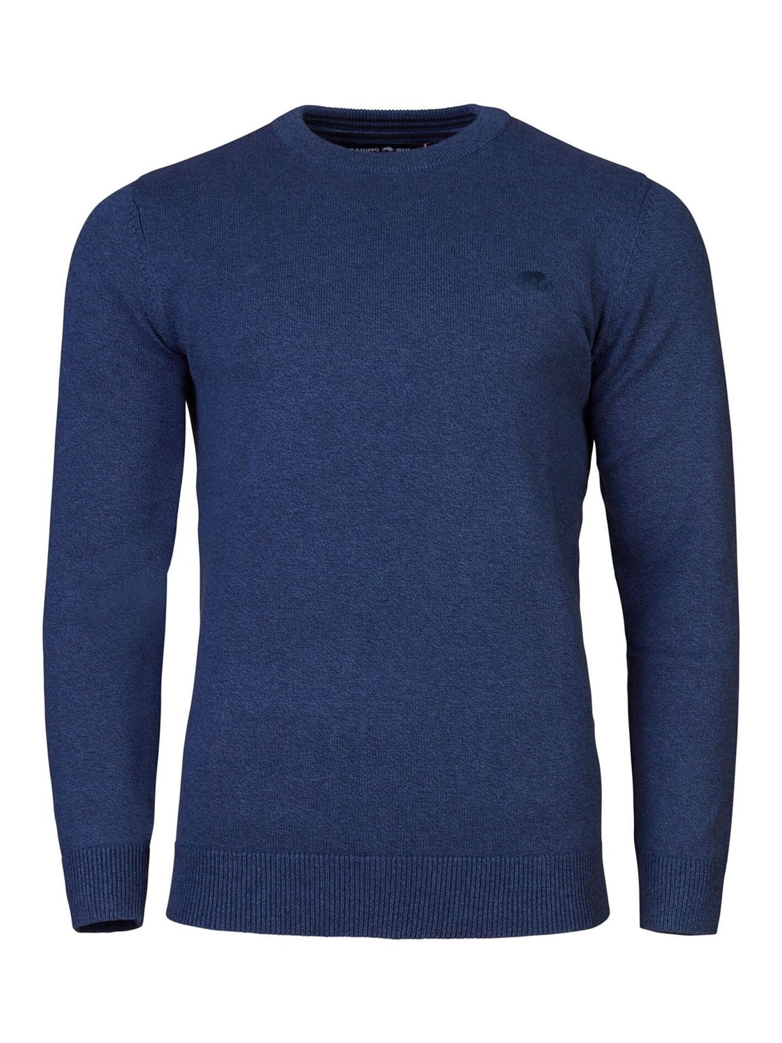 Raging Bull Lightweight Crew Neck Jumper, Smart Denim at John Lewis ...