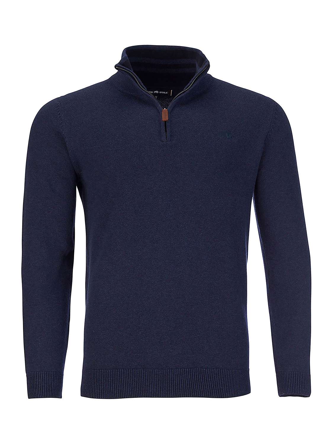 Raging Bull Classic Quarter Zip Jumper, Navy at John Lewis & Partners