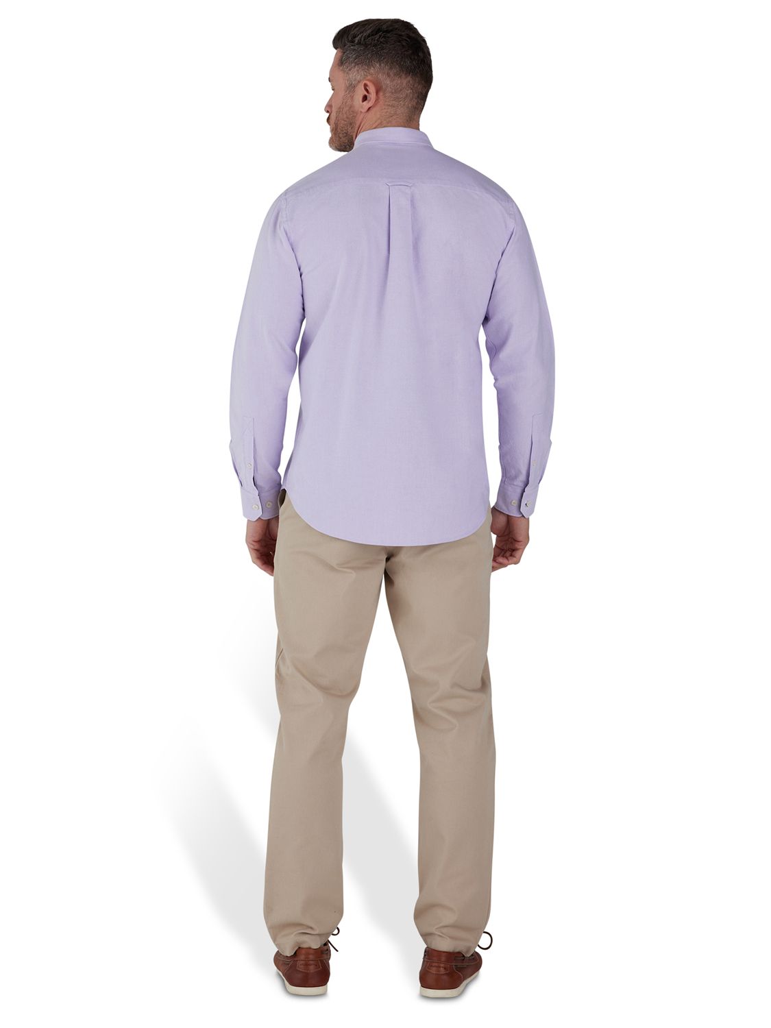 Raging Bull Classic Oxford Shirt, Purple, S