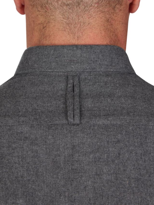 Long Sleeve Heavy Brushed Twill Plaid Shirt - Claret – Raging Bull