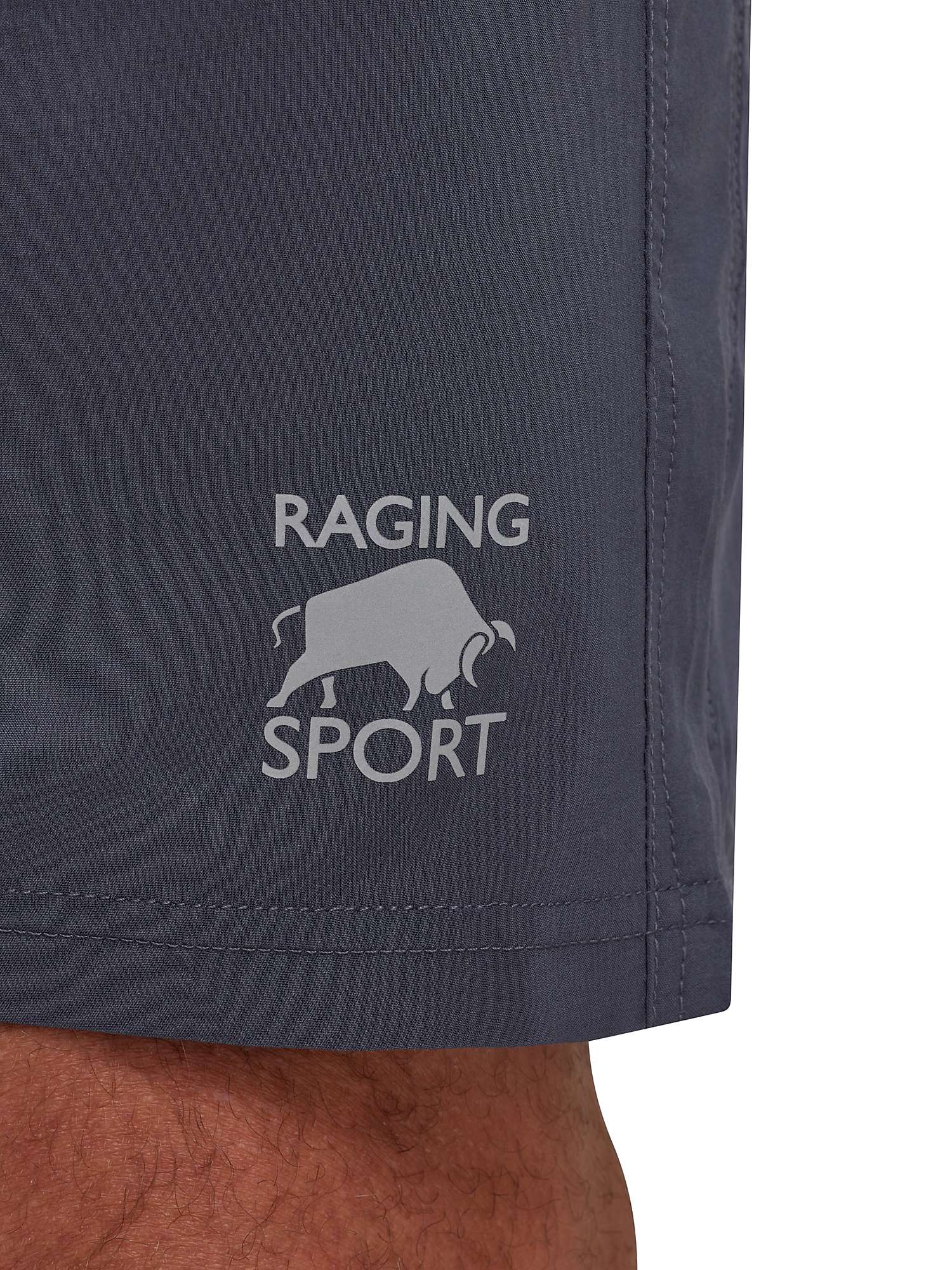 Buy Raging Bull Sport 6" Running Shorts, Dark Grey Marl Online at johnlewis.com