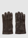 Rodd & Gunn Leather Cardrona Gloves, Testa Di Moro