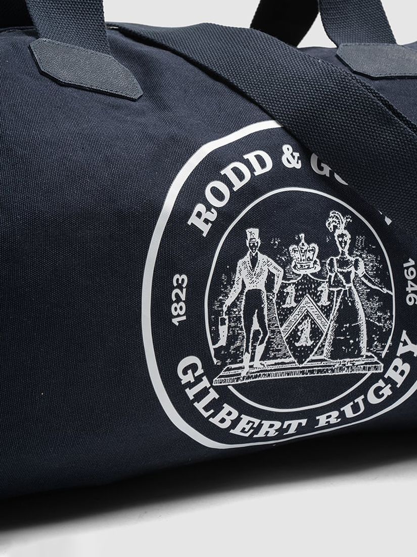 Buy Gilbert X Rodd & Gunn Rugby Park Duffle Bag, Navy Online at johnlewis.com