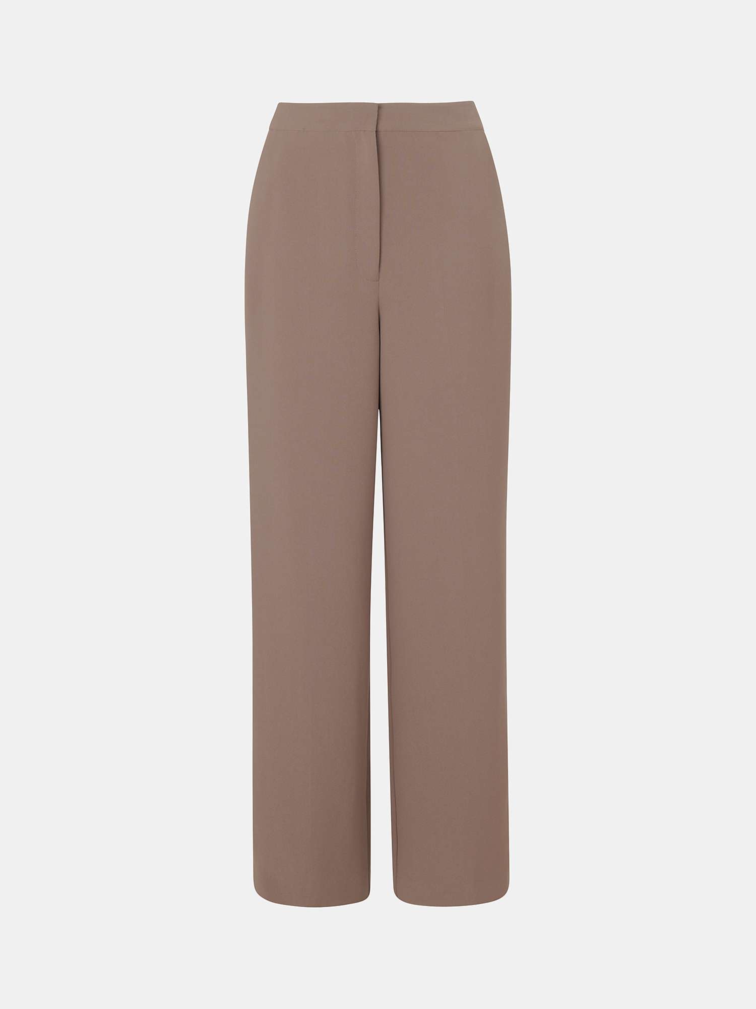 Buy Whistles Ultimate Full Length Wide Leg Trousers, Taupe Online at johnlewis.com