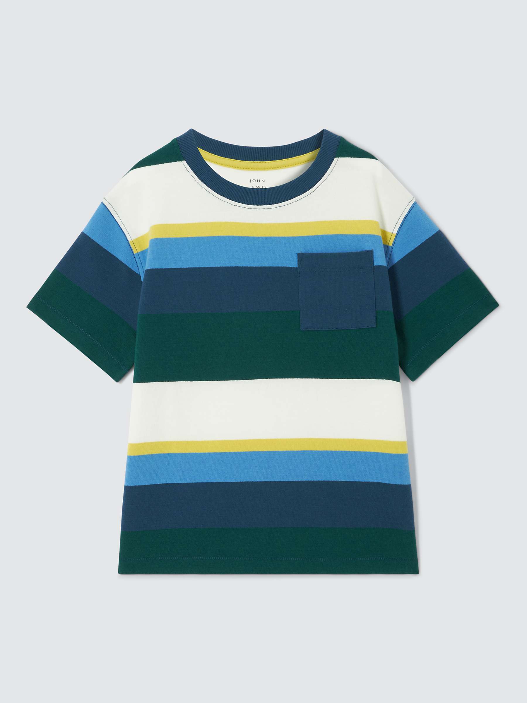Buy John Lewis Multi Block Stripe T-Shirt Online at johnlewis.com